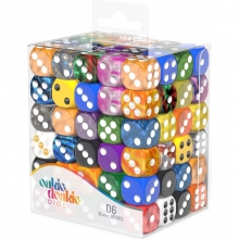 OAKIE DOAKIE DICE MIXED GEMIDICE D6 SELECTION 16MM 120 MIX