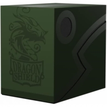DRAGON SHIELD DOUBLE SHELL DECK BOX FOREST GREEN
