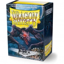 DRAGON SHIELD SLEEVES STANDARD SIZE MATTE 100 BLACK