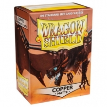 DRAGON SHIELD SLEEVES STANDARD SIZE MATTE 100 COPPER