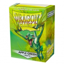 DRAGON SHIELD SLEEVES STANDARD SIZE MATTE 100 APPLE GREEN