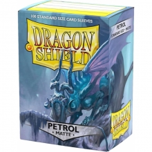 DRAGON SHIELD SLEEVES STANDARD SIZE MATTE 100 PETROL
