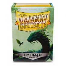 DRAGON SHIELD SLEEVES STANDARD SIZE MATTE 100 EMERALD