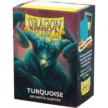 DRAGON SHIELD SLEEVES STANDARD SIZE MATTE 100 TURQUOISE