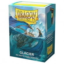 DRAGON SHIELD SLEEVES STANDARD SIZE MATTE DUAL 100 GLACIER
