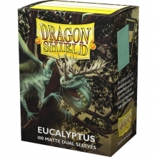 DRAGON SHIELD SLEEVES STANDARD SIZE MATTE DUAL 100 EUCALYPTUS