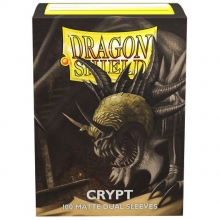 DRAGON SHIELD SLEEVES STANDARD SIZE MATTE DUAL 100 CRYPT