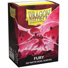 DRAGON SHIELD SLEEVES STANDARD SIZE MATTE DUAL 100 FURY