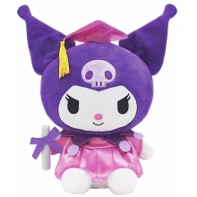 SANRIO K02803 HELLO KITTY 9.5PULG KUROMI GRADUATION PLUSH ( LIMITED ACCOUNTS )