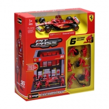 BURAGO 36862 1:43 SFR FERRARI SF - 24 PIT PASS ( 2024 ) LECLERC 16