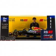 BURAGO 38234 1:43 RACE FORMULA ORACLE RED BULL RB21 W HELMET ( 2025 ) TSUNODA