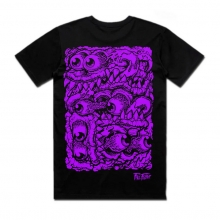 PAULFELMER POLERA NEGRA 8 OJOS MORADO PAUL FELMER TALLA XXL
