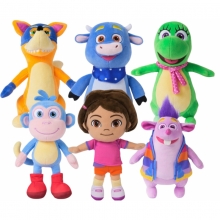 IMEX 6072448 DORA Y SUS AMIGOS PELUCHES 20 CM SURTIDO
