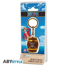ABYSSE ABYKEY629 ONE PIECE KEYCHAIN 3D BARREL