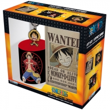 ABYSSE ABYPCK141 ONE PIECE LUFFY D MONKEY 3PC GIFT SET INCLUDES MUG NOTEBOOK AN