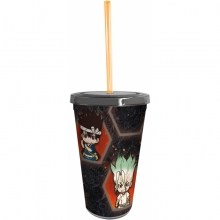 ABYSSE ABYTUM039 DR STONE DR STONE PLASTIC TUMBLER 16 OZ