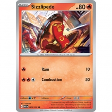 POKEMON MEGA EVOLUTION CARTA SIZZLIPEDE COMUN