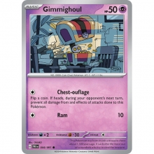 POKEMON DESTINOS DE PALDEA CARTA GIMMIGHOUL REVERSE