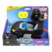 MATTEL JFJ67 IMAGINEXT SET SUPERHEROE Y VEHICULO