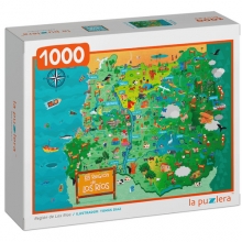 LAPUZZLERA PUZZLE REGION DE LOS RIOS 1000 PIEZAS