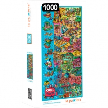 LAPUZZLERA PUZZLE CHILE ES FIESTA 1000 PIEZAS