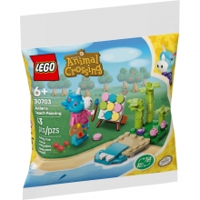 LEGO 30703 ANIMAL CROSSING PINTANDO EN LA PLAYA CON AZULINO