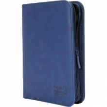 TOPDECK CARPETA 480 PREMIUM BINDER CUERO COLOR AZUL OSCURO