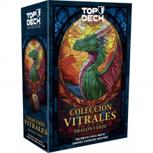 TOPDECK PROTECTORES STANDARD COLECCION VITRALES DRAGON VERDE