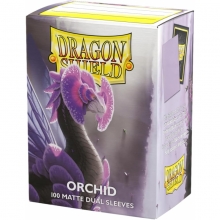 DRAGON SHIELD SLEEVES STANDARD SIZE MATTE DUAL 100 ORCHID