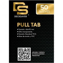 DECKSAVER PT50-001 PULL TAB 50 UNIDADES NEGRO