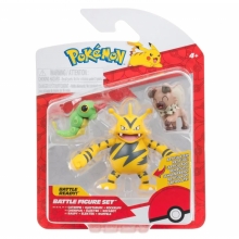 IMEX PKW3892 POKEMON FIGURA DE BATALLA CATERPIE, ROCKRUFF