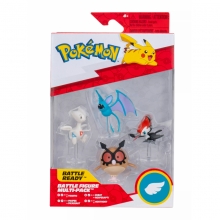 IMEX PKW4378 POKEMON FIGURAS DE BATALLA PACK 4 W2