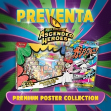 POKEMON TCG MEGA EVOLUTION ASCENDED HEROES PREMIUM POSTER COLLECTION MEGA GARDEVOIR EX ENGLISH PRE VENTA