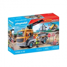 PLAYMOBIL 71750 CAMION DE CONSTRUCCION CON GRUA