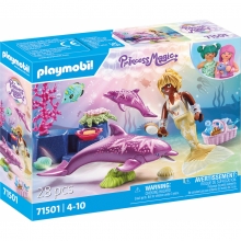 PLAYMOBIL 71501 SIRENA CON DELFINES