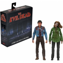 NECA 41979 EVIL DEAD ULTIMATE BLOODY ASH AND CHERYL WILLIAMS 7 PULGADAS