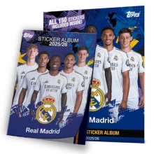 TOPPS REAL MADRID STICKER ALBUM 2025/26 COMPLETE SET