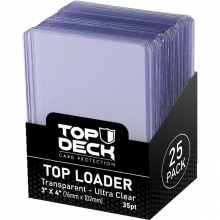 TOPDECK TOP LOADER 25 PCS X PACK
