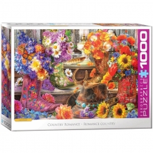EUROGRAPHICS 6000-6152 COUNTRY ROMANCE BY L STEWART 1000 PIEZAS