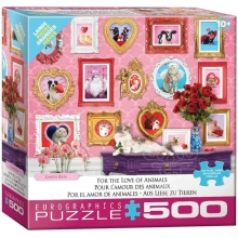 EUROGRAPHICS 8500-6094 FOR THE LOVE OF ANIMALS BY LK 500 PIEZAS