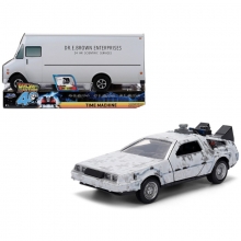 JADA 36848 1:32 TIME MACHINE W / DR E BROWN ENTERPRISE TRUCK