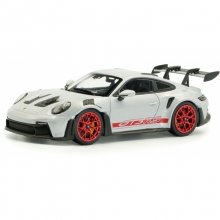 SOLIDO 4314802 1:43 PORSCHE 911 ( 992 ) GT3 RS ICE GREY METALLIC W / PYRO RED 2023