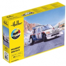 HELLER 56716 1:24 STARTER KIT PEUGEOT 205 EV 2