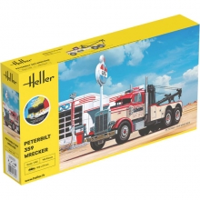 HELLER 56794 1:43 STARTER KIT PETERBILT 359 WRECKER