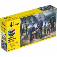HELLER 57223 1:35 STARTER KIT FRENCH MOUNTAIN TROOPS