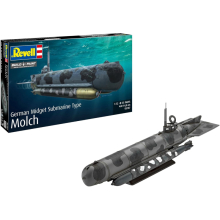 REVELL 05187 GERMAN MIDGET SUBMARINE TYPE MOLCH 1:72