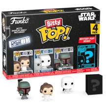 FUNKO 83669 BITTY BITTY POP STAR WARS EMPIRE STRIKES BACK LEIA 4 PACK