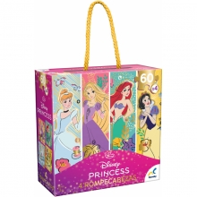 IMEX JCA-4693 PUZZLE PRINCESAS 4 EN 1 DE 60 PIEZAS