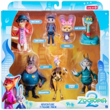 IMEX ZOTP0034 ZOOTOPIA PACK DE 7 FIGURAS DE 8 CM