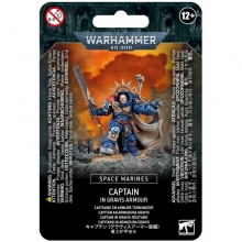 WARHAMMER 99070101077 40000 SPACE MARINES CAPTAIN IN GRAVIS ARMOUR